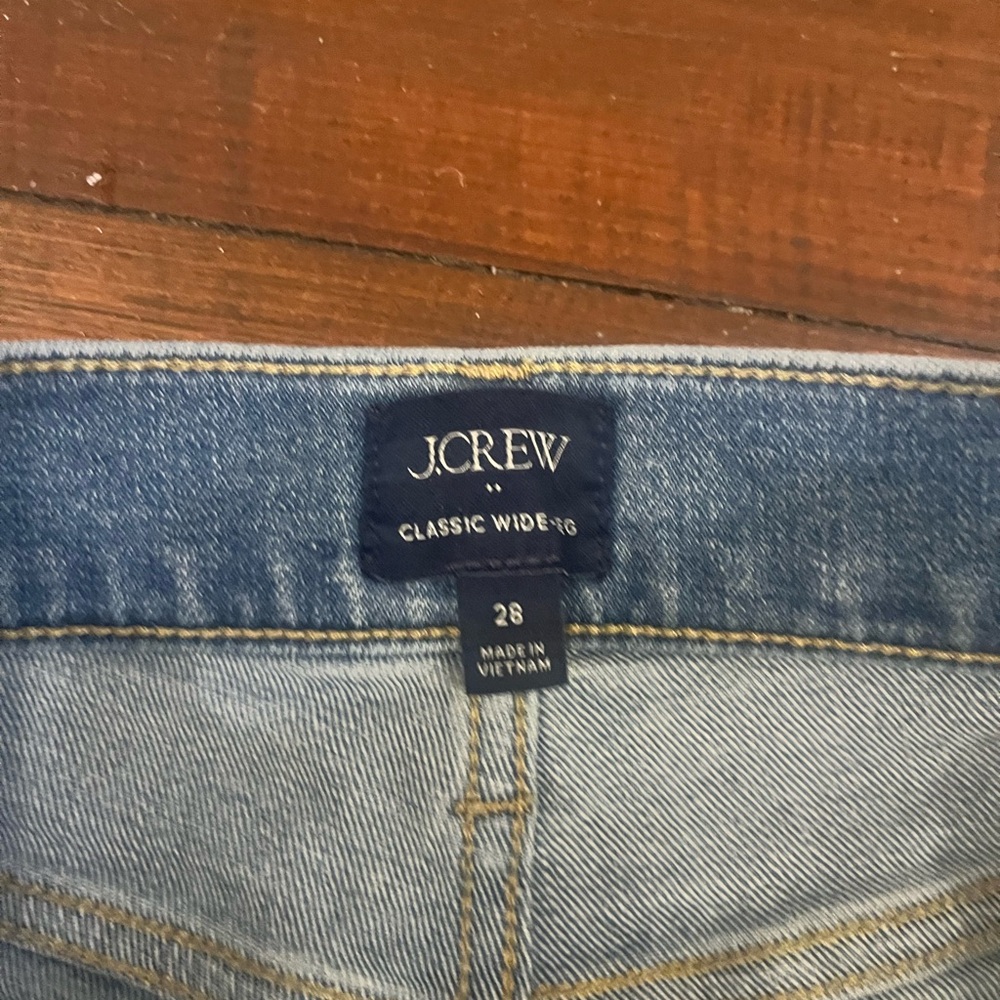 J. Crew Classic Wide-Leg Denim - Picture 3 of 4
